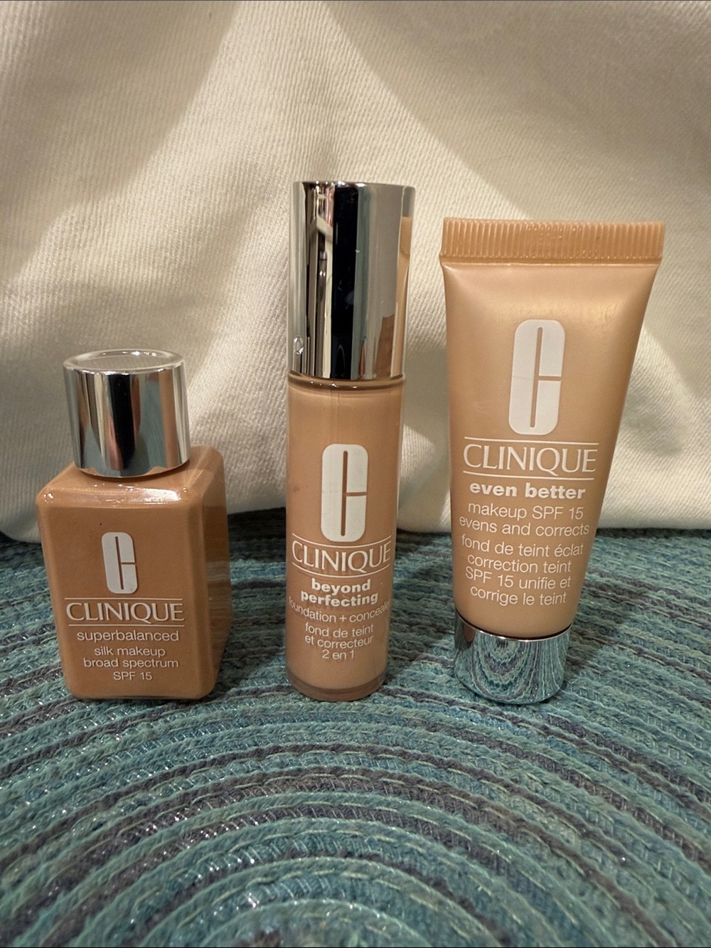 Clinique Superbalanced/Even Better/Beyond Perfecting, Foundation Trio Bundle